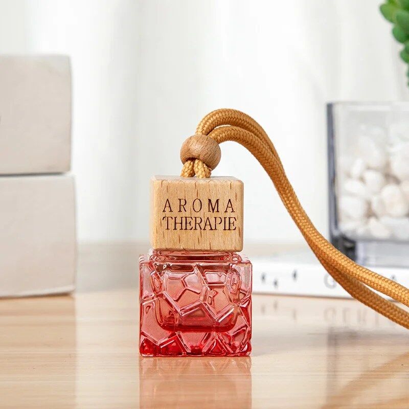 Color Hanging Car Air Freshener Car Diffuser Bottles Empty Car Essential Oil Diffuser Bottles Pendant Perfume Bottles Aromatherapy Fragrance Bottle Auto Ornaments Decor - Image 8