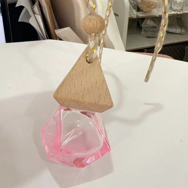 Colors Car Hanging Air Freshener Diffuser Bottle Empty Perfume Pendant Aromatherapy Fragrance Essential Oil Diffuser Bottle Auto Ornaments Decor - Image 5