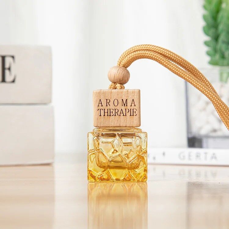 Color Hanging Car Air Freshener Car Diffuser Bottles Empty Car Essential Oil Diffuser Bottles Pendant Perfume Bottles Aromatherapy Fragrance Bottle Auto Ornaments Decor - Image 6