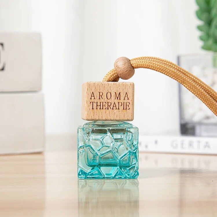 Color Hanging Car Air Freshener Car Diffuser Bottles Empty Car Essential Oil Diffuser Bottles Pendant Perfume Bottles Aromatherapy Fragrance Bottle Auto Ornaments Decor - Image 4