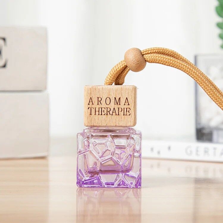 Color Hanging Car Air Freshener Car Diffuser Bottles Empty Car Essential Oil Diffuser Bottles Pendant Perfume Bottles Aromatherapy Fragrance Bottle Auto Ornaments Decor - Image 5