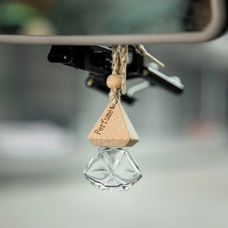Colors Car Hanging Air Freshener Diffuser Bottle Empty Perfume Pendant Aromatherapy Fragrance Essential Oil Diffuser Bottle Auto Ornaments Decor - Image 4