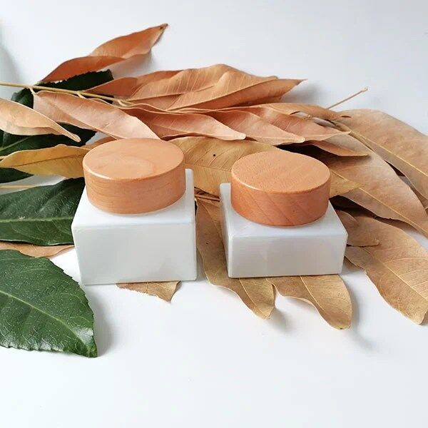 white cosmetic bottle