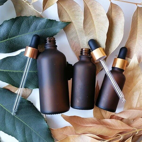 Amber Tincture Bottles, Glass Eye Deopper Bottles, Cosmetic Container for Perfume, Essential Oil - Image 3