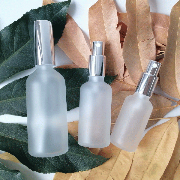 Glass Fine Mist Spray Bottle with Pump Spray Cap Refillable Reusable Empty Atomizer Spray Bottle for Perfume,Essential Oil - Image 2