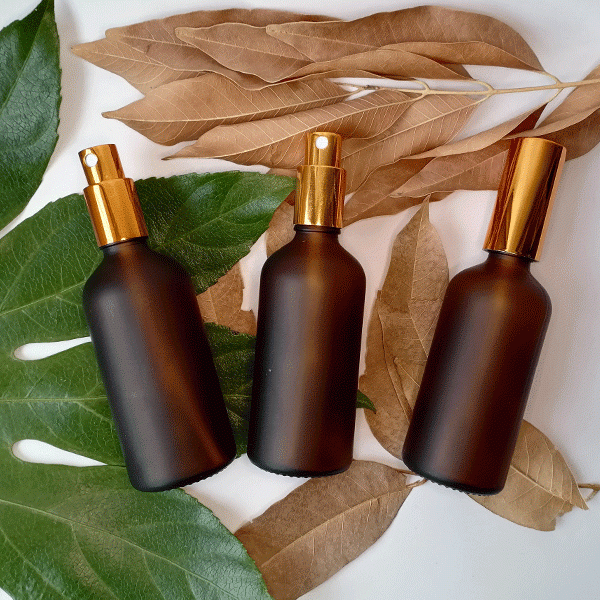 Amber Glass Spray Bottle, Ultra-Fine Water Mister Spray Bottle, Reusable, Portable Sprayer, Travel Size, for Essential Oils,Cl eaning Solutions - Image 4