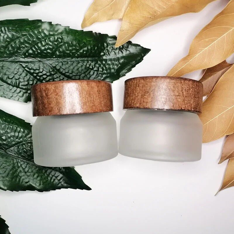 Glass Cream Jar, Cosmetic Container, Travel Storage Empty Cosmetic Jar, Lotion, Cream, Sample, DIY, Wholesale - Image 3