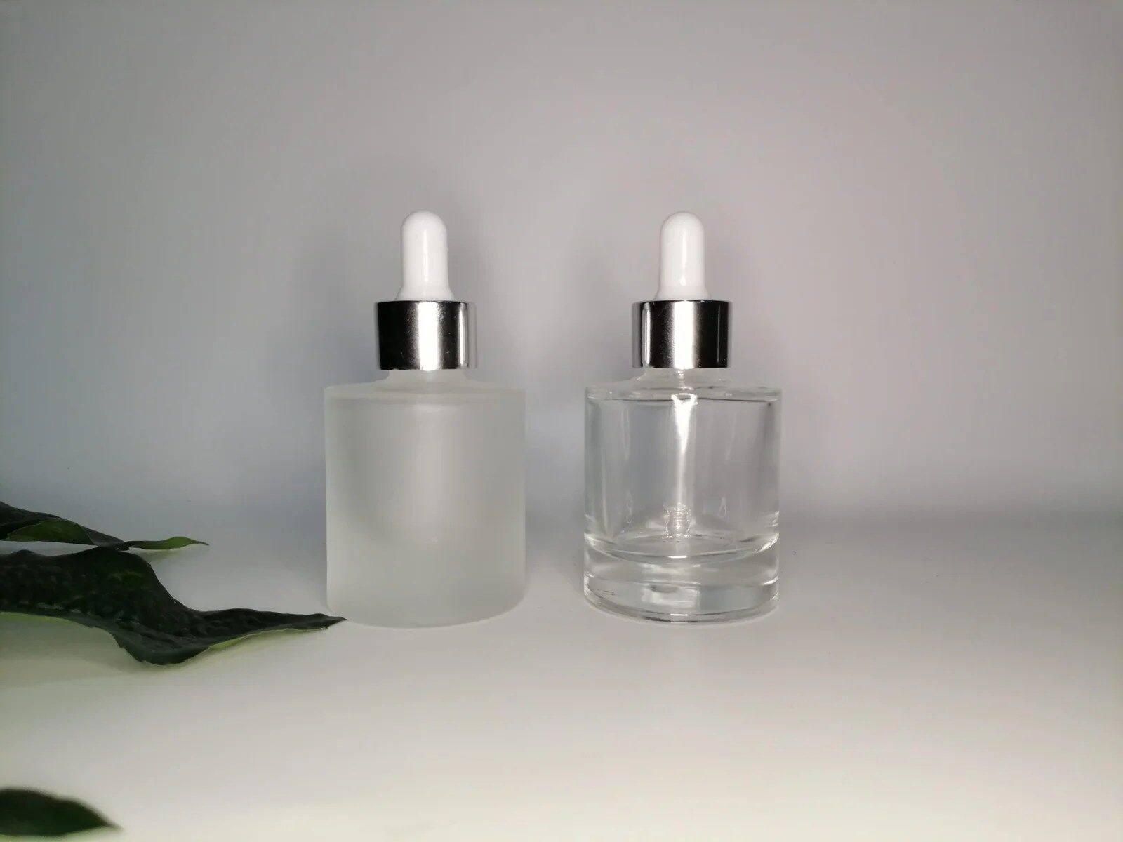 50ml Thick Glass Dropper Bottles, Tincture Bottles with Dropper, Glass Serum Bottle with Dropper for Essential Oils