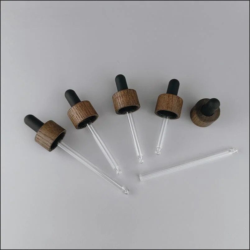 frosted glass dropper bottle